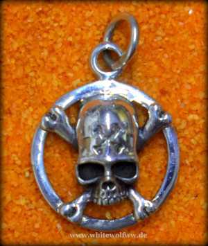 Totenkopf Sterlingsilber