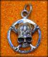 Totenkopf Sterlingsilber