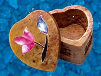 Duftdschen gro Herz mit Motiv