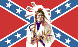 Flagge - Confederate Indian