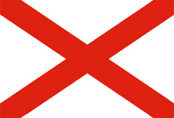 Flagge - Alabama