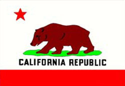 Flagge - California