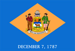 Flagge  Delaware