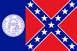 Flagge  Georgia