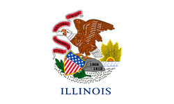 Flagge  Illinois
