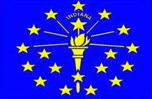 Flagge  Indiana