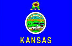 Flagge  Kansas