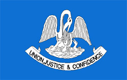 Flagge  Louisiana