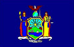 Flagge  New York