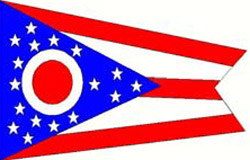 Flagge  Ohio
