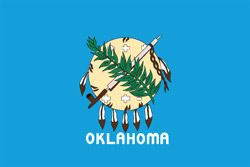 Flagge  Oklahoma
