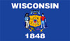 Flagge Wisconsin