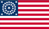 Flagge - 34 Stars