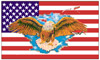 Flagge - USA Eagle