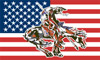 Flagge - USA End of Trail
