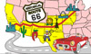 Flagge - Historic Route 66