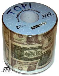 Toilettenpapier WC Papier 10 Dollar