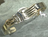 Armreif Sterlingsilber Mexiko Brentatze