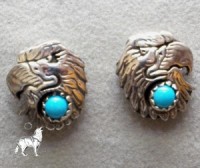 Ohrstecker Sterlingsilber Adler mit Trkis